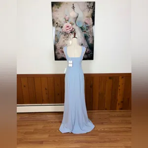 Elegant New Show Me Your Mumu Paris Crepe Bridesmaid Gown thumbnail 4