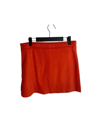 Lacoste Neon Coral Y2K Terrycloth Mini Skirt thumbnail 2
