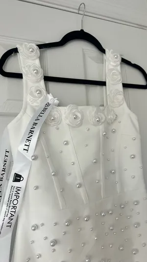 White maxi dress Bella Barnett thumbnail 2