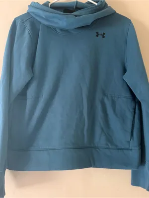 Under Armour Teal Fleece Pullover Hoodie thumbnail 1