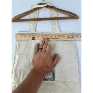 Gucci Tote Bag Unisex OS Cream Cotton Logo Shopper Dust Bag thumbnail 3