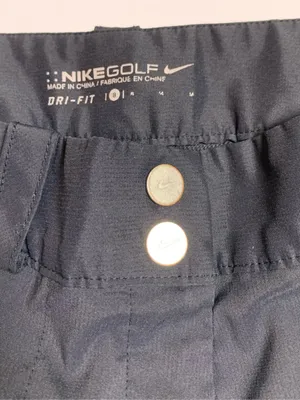 Nike Golf Dri Fit Black Straight Leg Side Slit Pants Women’s 12 Stretch thumbnail 5