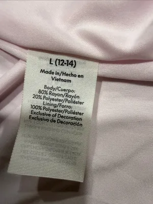 No Boundaries Light Pink Women's Peplum Tiered Mini Skirt Size L thumbnail 12