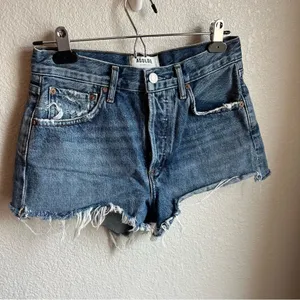 AGOLDE Parker Denim Cutoff Short thumbnail 4