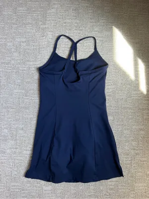 PINK Victoria's Secret Navy Mini Slip Dress thumbnail 4