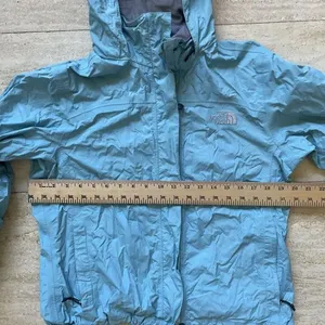 The North‎ Face HYVENT Blue Hoodie Jacket Full Zip Women's Size SMALL thumbnail 4