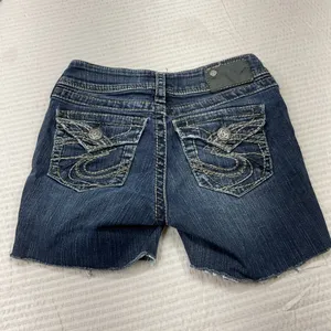 Silver‎ Jeans Dark Blue Denim Jean Shorts thumbnail 6