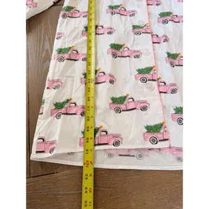 Toss Designs Nightshirt Womens White Pink Christmas Truck S/M thumbnail 5