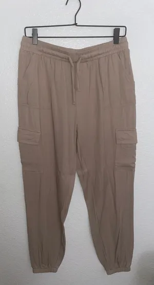 Loose Cargo Jogger Pant Tan Size L thumbnail 2