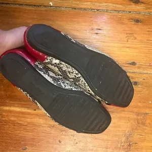 Bandolino Red Snakeskin Ballet Flats thumbnail 8