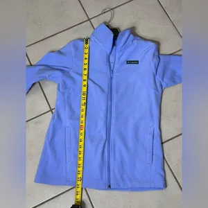 Columbia Women Blue Fleece Zip‎ Up Sweater Jacket Size M. thumbnail 6