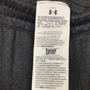 NWT Under Armour Women’s HeatGear Gray Black Athletic Gym Workout Shorts thumbnail 7