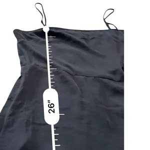 Express Black Ruffle Square Neck Wrap Mini Dress Womens Large NWT Tie Waist thumbnail 13