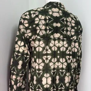 Zara Green Tie Dye Printed Button Front Midi Maxi Tunic Dress Cover Up Small NEW thumbnail 10