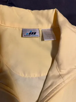Yellow and navy wind runner jacket athletic thumbnail 2