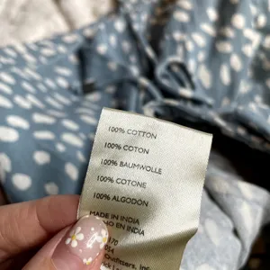 Free People‎ Bennett Blue White Spotted Lace Up High Waisted Cotton Shorts thumbnail 9