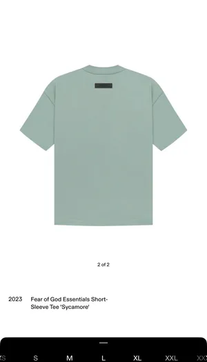 Essentials Fear of God Tee thumbnail 2