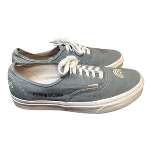 Vans‎ Authentic Peace Leaf Slate Blue Hemp Embroidered Sneakers Mens 7.5 Wmns 9 thumbnail 3