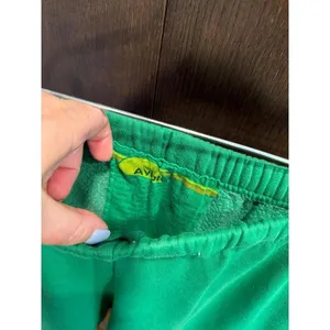 Aviator Nation 5 stripe sweatpants featuring a rainbow stripe green women's S thumbnail 2