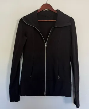 Lululemon black zip up jacket thumbnail 1