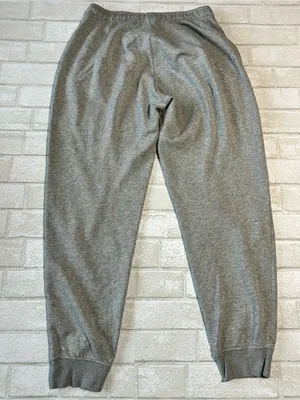 Nike Woman’s Grey Fleece Jogger Pants Active Wear Size Medium thumbnail 2