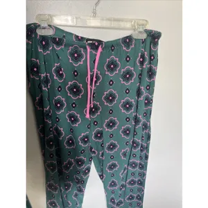 Room Service Women’s Pajama Sleep Set Green Pink Size XL X-Large NWOT thumbnail 6