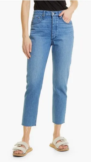 Rag & Bone Nina High Rise Ankle Cigarette Jeans Women's Size‎ 23 Poppy NWT thumbnail 1