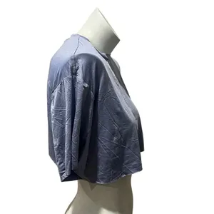 Gymshark Sol Lift Crop Tee Womens Size S Blue Cropped Short Sleeve Top thumbnail 2