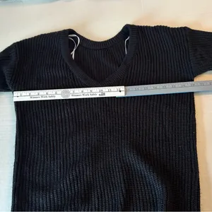 Lulus Women's chunky black Sweater dress or tunic size Medium thumbnail 5