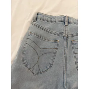 Rollas Eastcoast Flare Jeans Light Wash Distressed High Rise Wide Leg‎ 27 x 28 thumbnail 4