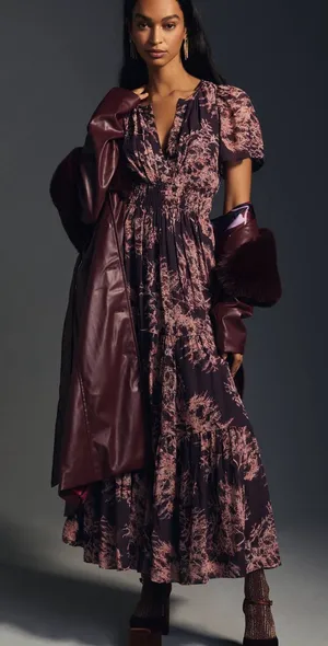 Anthropologie The Somerset Maxi Dress: Chiffon Edition thumbnail 1
