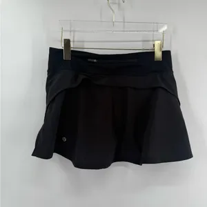 Lululemon Play Off The Pleats Skirt *13" Black size 6 thumbnail 3