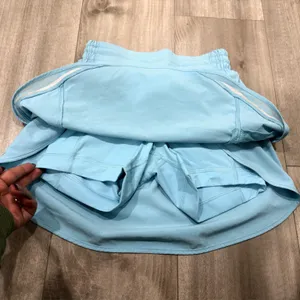 Lululemon Hotty Hot High-Rise Skirt Light Baby Blue Size 2 thumbnail 6