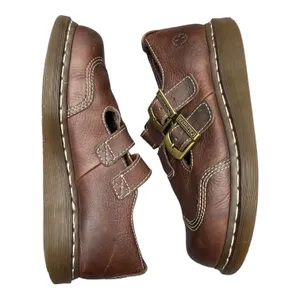 Vintage Brown Dr. Martens CATY 8065 style Mary Jane Buckle Strap Fisherman US 8 thumbnail 5