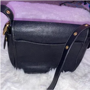 Coach Leather Bag Crossbody Black thumbnail 3
