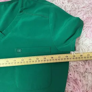 Scrub Set Green Top + Jogger Pants‎ Medical Doctor Nurse Uniform Workwear thumbnail 7