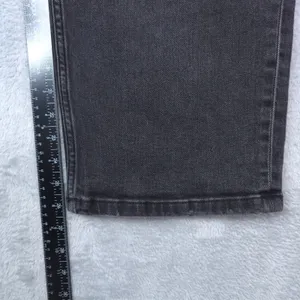 Spanx Shape Jeans Women XL Petite Black Authentic 360 90s Straight Leg 21596Q thumbnail 8