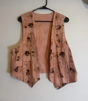 Western vest Pink Size M thumbnail 1