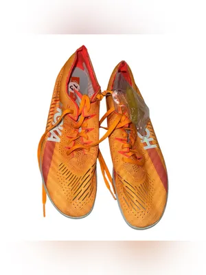 NEW Hoka Cielo X LD Radiant Yellow Camellia RYCM Spike Shoes Men's 13 READ thumbnail 4