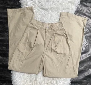Levi'S Light Brown Tan High Loose Flare Pants Y2k Soft Grunge Light Academia thumbnail 1