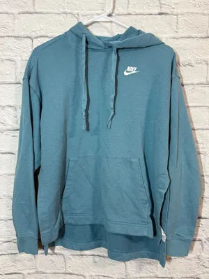 Nike Teal Pullover Hoodie, Medium thumbnail 1