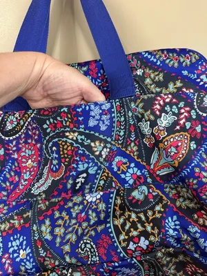 Vera Bradley Petite Paisley Weekender Travel Bag Carry On Laptop Sleeve thumbnail 8