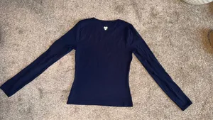 Aritzia butter navy blue long sleeve  thumbnail 2