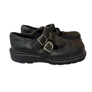 Vintage Dr. Martens Women's‎ Mary Janes Double Buckle Leather Shoes Rare Style 5 thumbnail 2