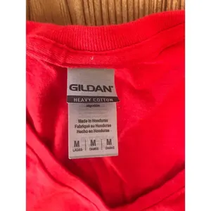 Gildan red mustang womens‎ tshirt size medium thumbnail 4