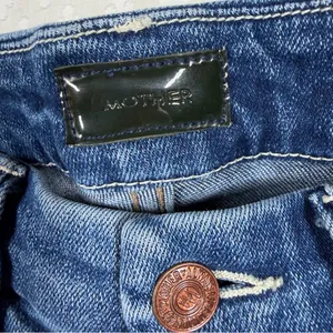 Mother Dark Wash‎ The Looker Ankle Jeans thumbnail 3