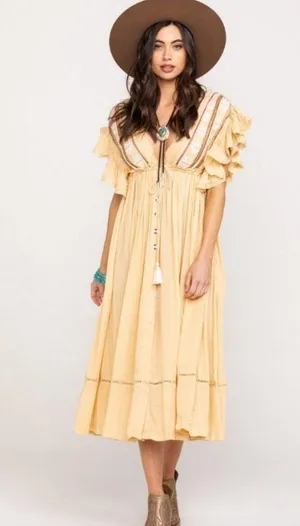 Free People Will Wait For You Midi Dress thumbnail 5