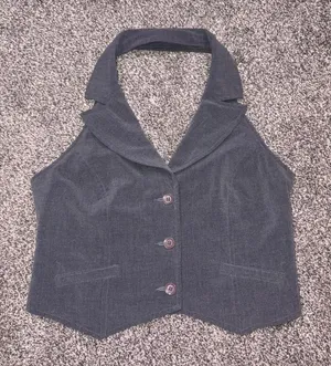 Star city grey cropped tank thumbnail 1
