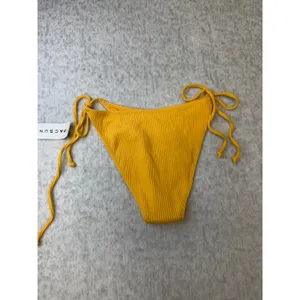 PacSun Eco Ribbed Side Tie‎ Bikini Bottom Orange Small 0263-080 thumbnail 5