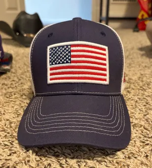 American flag hat Blue thumbnail 1